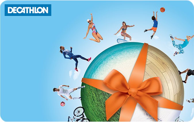 Image of a Decathlon GB gift card