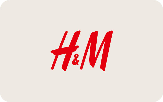 Image of a H&M gift card