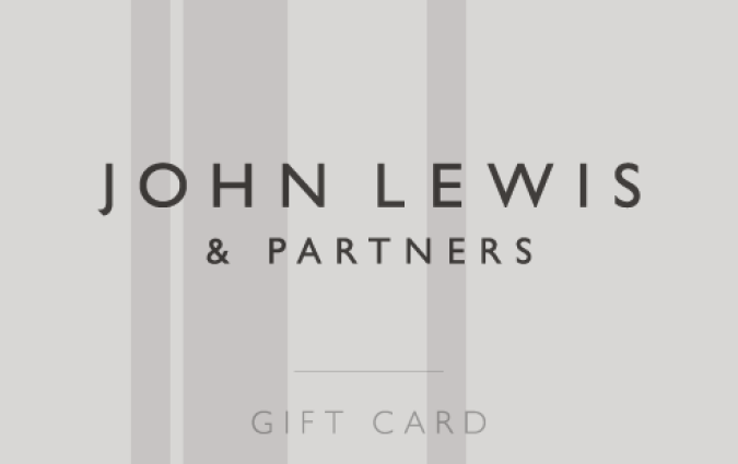 Image of a John Lewis gift card