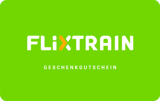Image of a FlixTrain gift card