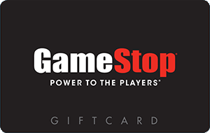 Image of a GameStop gift card