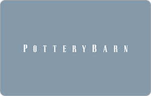 Image of a Pottery Barn gift card