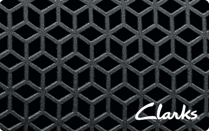 Image of a Clarks gift card